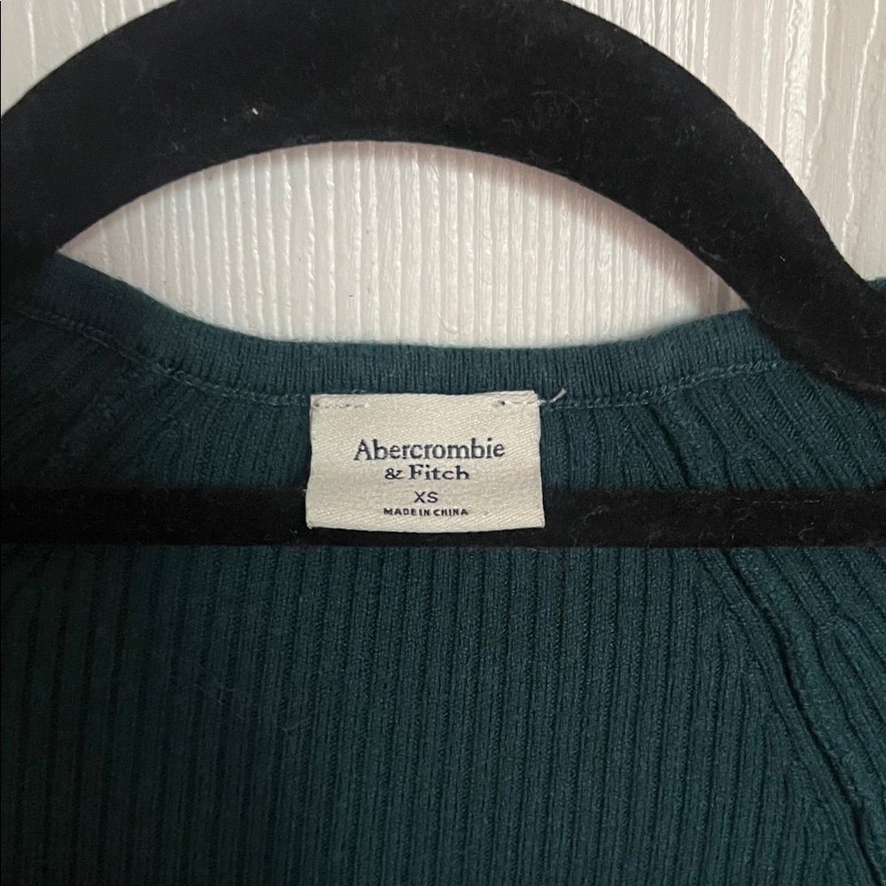 Abercrombie & Fitch Long Sleeve Teal Dress - Picture 2 of 4